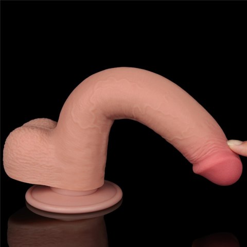 Dildo realistyczne dwuwarstwowe Lovetoy 9 cali Lovetoy