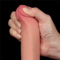 Dildo realistyczne dwuwarstwowe Lovetoy 9 cali Lovetoy