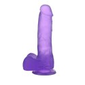 Dildo żelowe Lovetoy fioletowe 17 cm Lovetoy