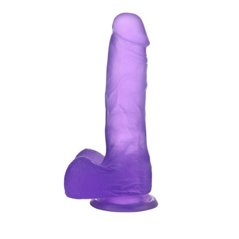Dildo żelowe Lovetoy fioletowe 17 cm Lovetoy