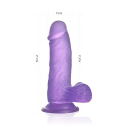 Dildo żelowe Lovetoy fioletowe małe 15 cm Lovetoy