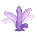 Dildo żelowe Lovetoy fioletowe małe 15 cm Lovetoy