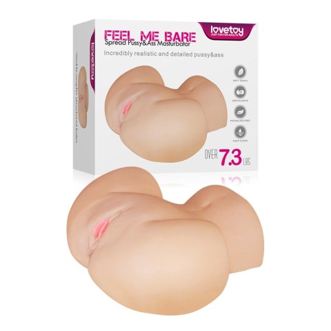 Masturbator cyber-skóra Lovetoy Feel Me Bare Perfect Pussy Ass Lovetoy