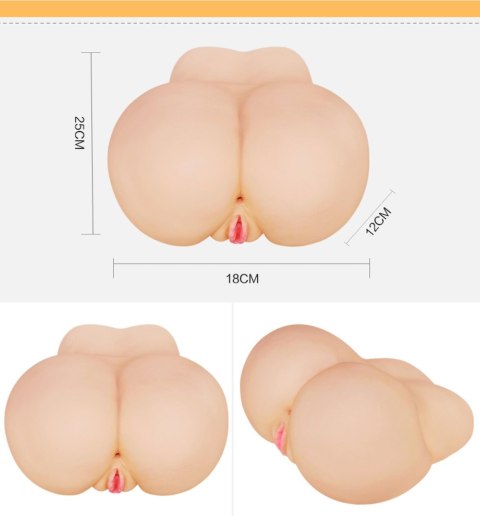 Masturbator cyber skóra Lovetoy Feel Me Bare Perfect Pussy&Ass Lovetoy