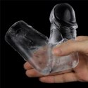 Przedłużka na penisa Lovetoy przezroczysta TPE 19 cm Lovetoy