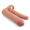 Przedłużka penisa Lovetoy z dildo analnym TPE 20.3 cm Lovetoy