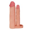 Przedłużka penisa Lovetoy z dildo analnym TPE 20.3 cm Lovetoy