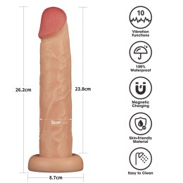 Wibrator realistyczny Lovetoy Power Basics Cock PVC USB 26 cm Lovetoy