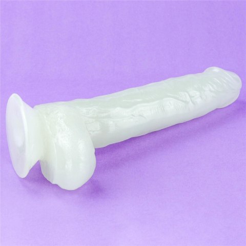 Dildo Lovetoy Lumino Play TPE świecące niebieskie 26 cm Lovetoy