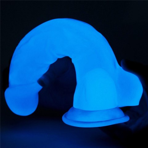 Dildo Lovetoy Lumino Play świecące niebiesko 21.5 cm Lovetoy