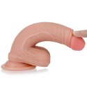 Dildo dwuwarstwowe Lovetoy platynowy silikon 18 cm Lovetoy