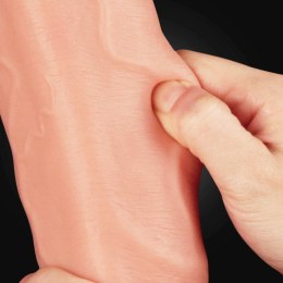 Dildo dwuwarstwowe Lovetoy platynowy silikon 30.5 cm Lovetoy