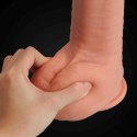 Dildo dwuwarstwowe Lovetoy platynowy silikon 30.5 cm Lovetoy
