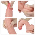 Dildo dwuwarstwowe Lovetoy silikonowe 20,5 cm Lovetoy