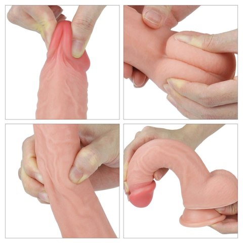 Dildo dwuwarstwowe Lovetoy silikonowe 20,5 cm Lovetoy