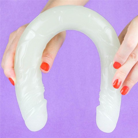 Dildo podwójne Lovetoy Lumino Play świecące 37 cm Lovetoy