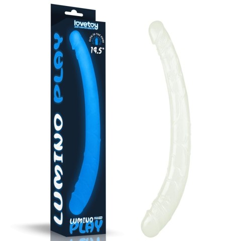 Dildo podwójne Lovetoy Lumino Play świecące 37 cm Lovetoy