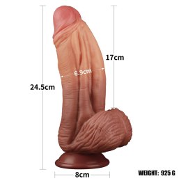 Dildo realistyczne Lovetoy Nature Cock silikonowe 25 cm Lovetoy