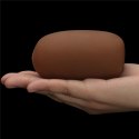 Dwustronny masturbator Lovetoy TPE brązowy 10,3 cm Lovetoy