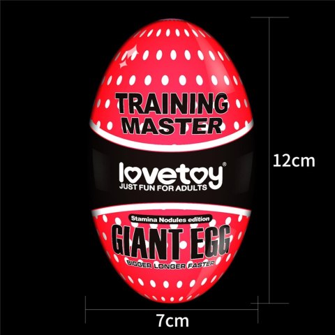 Masturbator Lovetoy Egg z guzkami TPE 13 cm Lovetoy