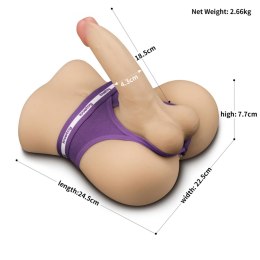 Masturbator z giętkim dildo Lovetoy Streetgirl's ze stringami Boudoir Lovetoy