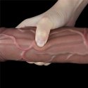 Dildo dwuwarstwowe Lovetoy platynowy silikon 29,5 cm Lovetoy