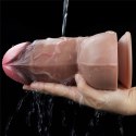 Dildo dwuwarstwowe Lovetoy silikonowe 18 cm Lovetoy