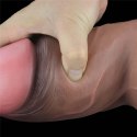 Dildo dwuwarstwowe Lovetoy silikonowe 18 cm Lovetoy