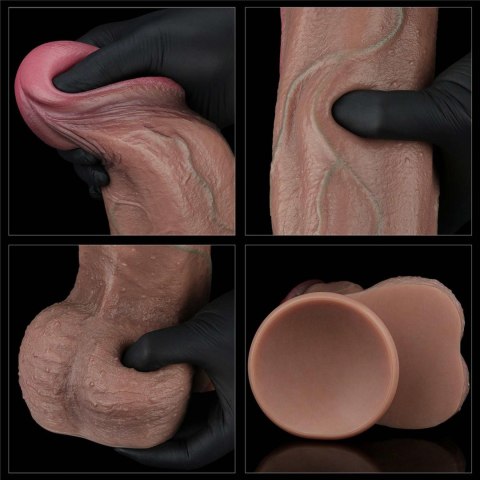 Dildo realistyczne dwuwarstwowe Lovetoy 13 cali Lovetoy