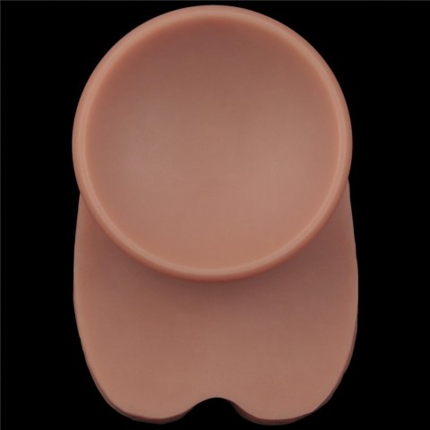 Dildo realistyczne dwuwarstwowe Lovetoy wibrujące giętkie 40 cm Lovetoy