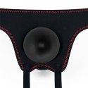 Strap on z dildo Lovetoy czarny 18 cm Lovetoy
