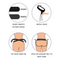 Zestaw strap on Lovetoy TPE 19 cm Lovetoy