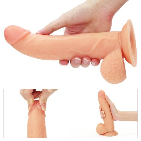 Zestaw strap on TPE Lovetoy 8,5 cala Lovetoy
