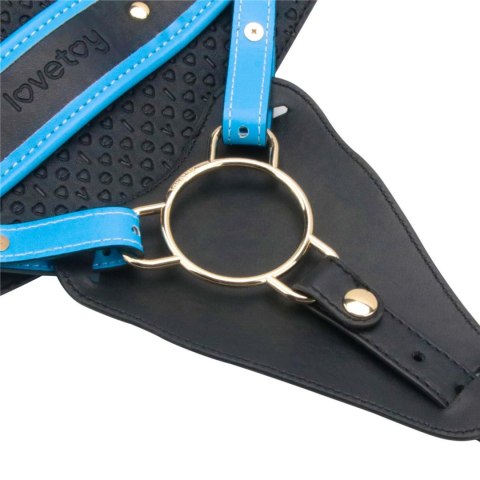Zestaw strap on z wibracją Lovetoy 20 cm USB Lovetoy