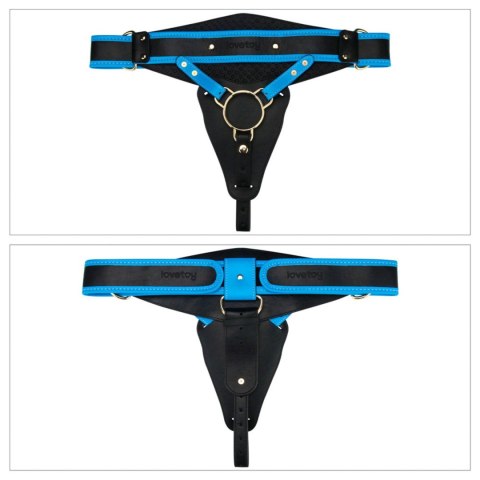 Zestaw strap on z wibracją Lovetoy 20 cm USB Lovetoy