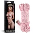 Lina bondage Lovetoy Rebellion Reign Rose jedwabista 10 m różowa Lovetoy