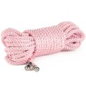 Lina bondage Lovetoy Rebellion Reign Rose jedwabista 10 m różowa Lovetoy