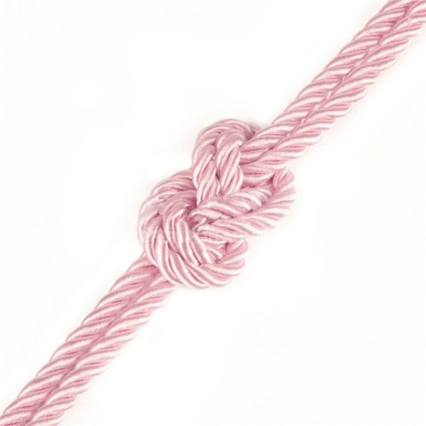 Lina bondage Lovetoy Rebellion Reign Rose jedwabista 10 m różowa Lovetoy