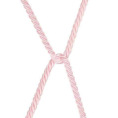 Lina bondage Lovetoy Rebellion Reign Rose jedwabista 10 m różowa Lovetoy
