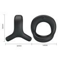 PRETTY LOVE - VIBRANT PENIS RING ELLIOTT Black, 10 vibration functions Pretty Love