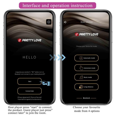 Pretty Love Dora - App Controlled Couple's Vibrator Pretty Love