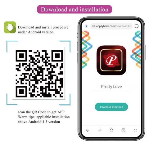 Pretty Love Dora - App Controlled Couple's Vibrator Pretty Love