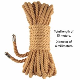 Sznur bondage Lovetoy Natural Knot konopny 10 m Lovetoy
