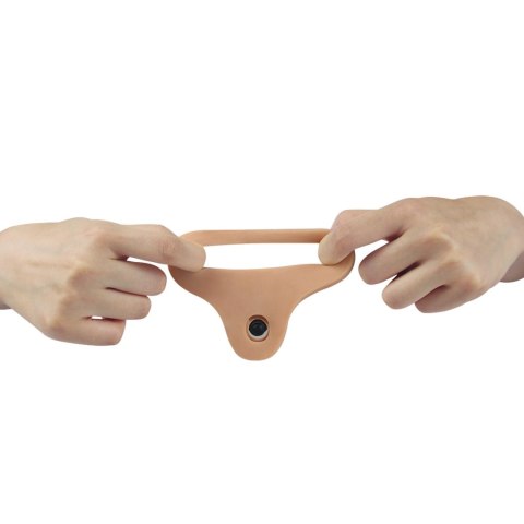 Wibrator realistyczny Lovetoy z paskiem 10 trybów 16 cm TPE Lovetoy