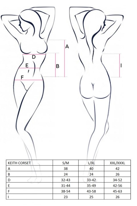 Bielizna-KEITH CORSET black L/XL - Casmir Casmir Bielizna-KEITH CORSET black L/XL - Casmir Casmir