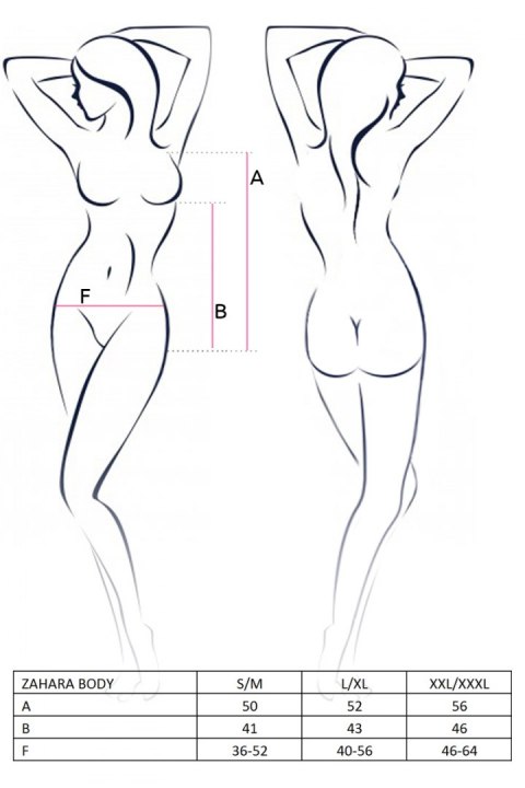 Bielizna-ZAHARA BODY black L/XL - Casmir Casmir Bielizna-ZAHARA BODY black L/XL - Casmir Casmir