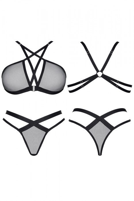 Bielizna-LadyX Aina XXL - biustonosz, stringi Demoniq Bielizna-LadyX Aina XXL - biustonosz, stringi Demoniq
