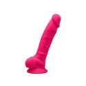 Dildo z mocną przyssawką realistyczny penis 18cm Alive