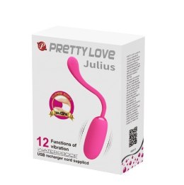 Kulka orgazmowa jajeczko wibrujące 12 trybów USB różowa Pretty Love