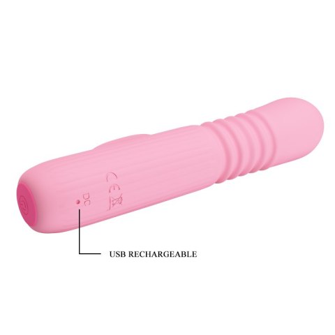 Mały wibrator króliczek ruch posuwisty 15cm USB Pretty Love Mały wibrator króliczek ruch posuwisty 15cm USB Pretty Love